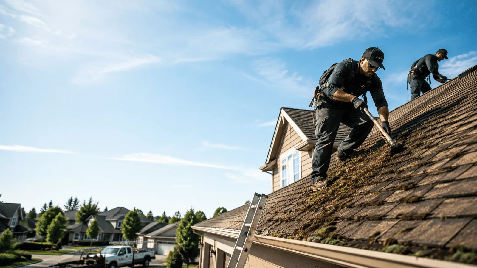 Roof Moss Removal in Wells, VT near me